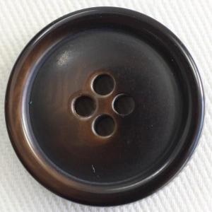ボタン プラスチックボタン 48 茶系 30mm 1個入 ナット調  ジャケット コート向 ボタン 手芸 通販｜assure-2