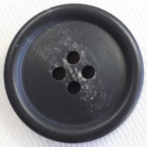 ボタン プラスチックボタン 09 黒 30mm 1個入 水牛調  ジャケット コート向 ボタン 手芸 通販｜assure-2