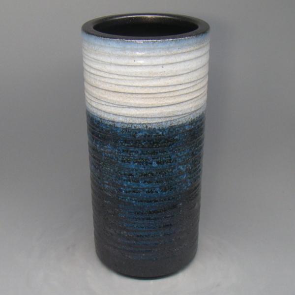 W215×H460 藍窯変傘立 Y-KASA-45-09 信楽焼 陶器　