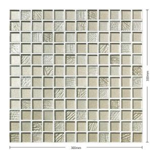 名古屋モザイク 外壁タイル ネーベル 50角凹面 [裏ネット貼り] 14
