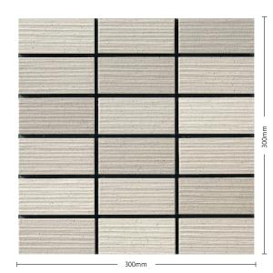 名古屋モザイク 外壁タイル ネーベル 50角凹面 [裏ネット貼り] 14