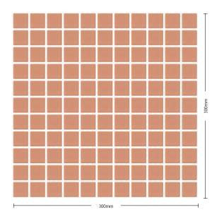 モザイクアート風の鏡細工 名古屋モザイク / アートモザイク施釉22.5角 Art Mosaic 22.5角