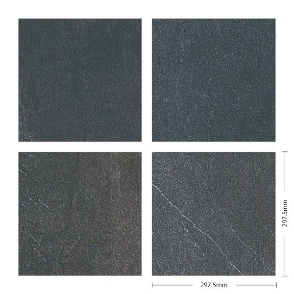 名古屋モザイク / ラバーニャ Lavagna 300角平 12枚入 CCC-R7690  内装床タ...