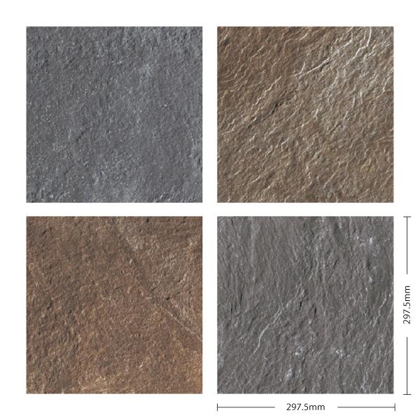 名古屋モザイク / ラバーニャ Lavagna 300角粗目 12枚入 CCC-R7770G  外装...