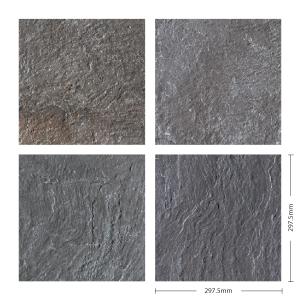 名古屋モザイク / ラバーニャ Lavagna 600角粗目 3枚入 CCC-X7770G CCC