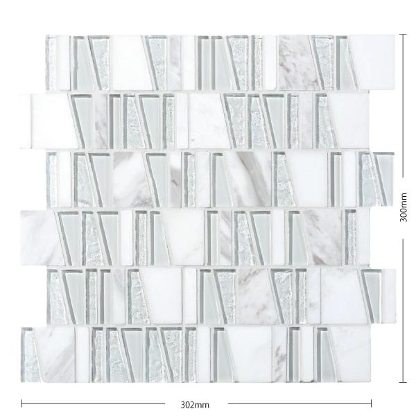 名古屋モザイク / トラペデコール Trapedecor 異形状ミックス裏ネット貼り 11シート入 ...