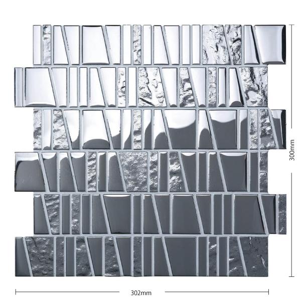 名古屋モザイク / トラペデコール Trapedecor 異形状ミックス裏ネット貼り 11シート入 ...