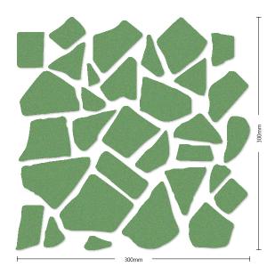 名古屋モザイク / クラッシュタイル Crush Tile 乱形紙貼り(施釉