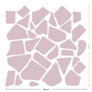 名古屋モザイク / クラッシュタイル Crush Tile 乱形紙貼り(無釉) 17