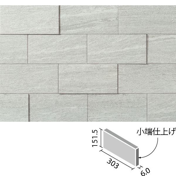 LIXIL INAX / タイル エコカラットプラス ヴァルスロック 303×151角片面小端仕上げ...