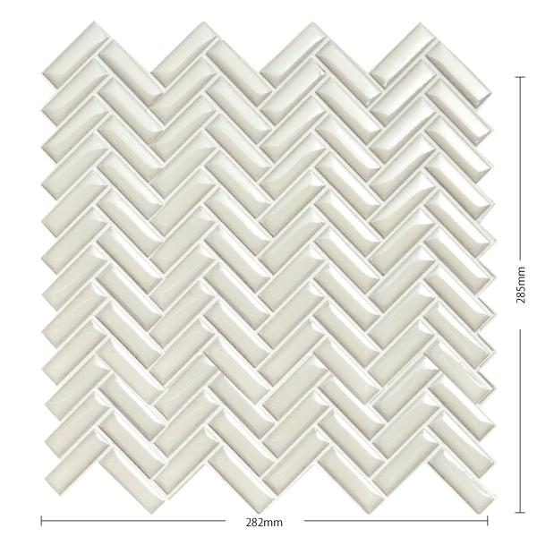 名古屋モザイク / フィデス Fides 48×15ボーダー紙貼り(ヤハズ貼り) 22シート入 FI...