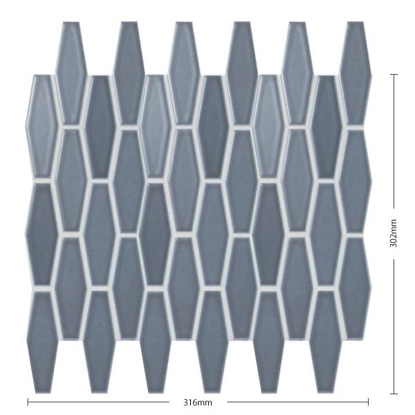 名古屋モザイク / ハーヴェ Haave 98×32六角形紙貼り 18シート入 HAA-3 アートモ...