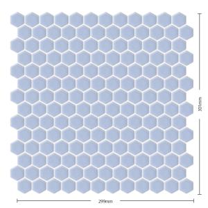 名古屋モザイク / ヘキサゴン Hexagon 22六角形紙貼り プレーン 30