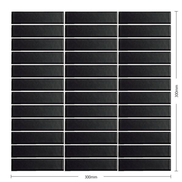 名古屋モザイク / イリーデ Iriede 95×20ボーダー紙貼り(スダレ貼り) 22シート入 I...