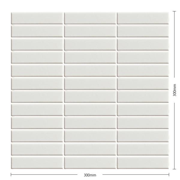 名古屋モザイク / イリーデ Iriede 95×20ボーダー紙貼り(スダレ貼り) 22シート入 I...