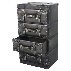 簡易組立チェスト3D チェスト タンス ブラウン 茶色 北欧 おしゃれ 3段