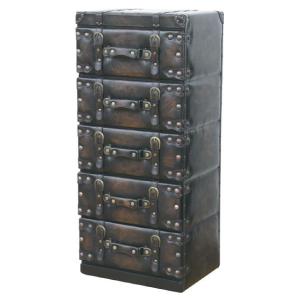 簡易組立チェスト3D チェスト タンス ブラウン 茶色 北欧 おしゃれ 3段