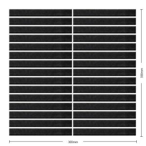 名古屋モザイク / エリアボーダー彩 Areaborder Sai 145×15ボーダー紙