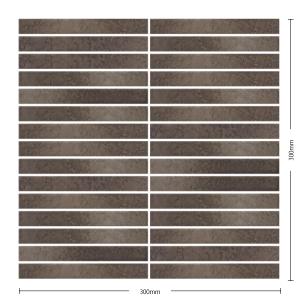 名古屋モザイク / エリアボーダー彩 Areaborder Sai 145×15ボーダー紙