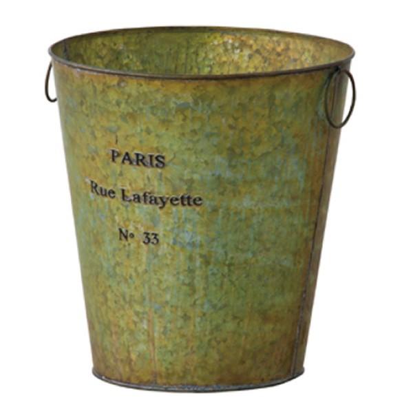 ダストボックス ゴミ箱 グリーン 緑色 ゴミ箱 おしゃれ 北欧 スチール 無骨 アンティーク インテ...