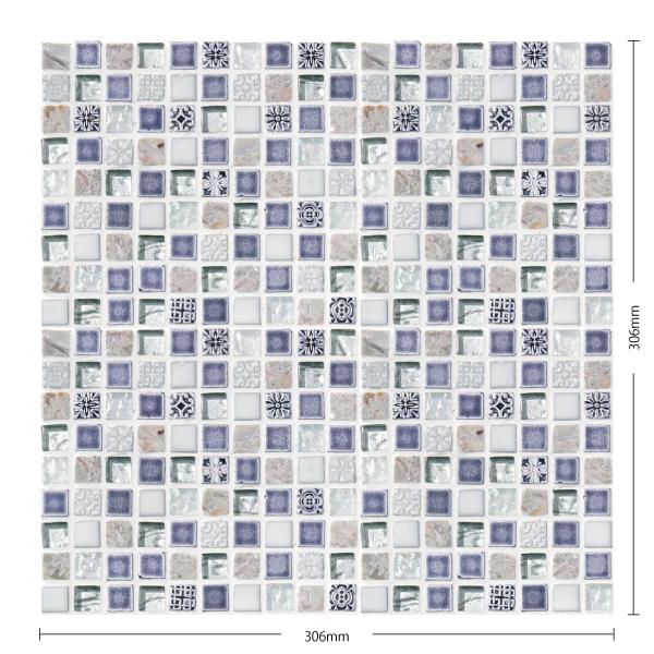 名古屋モザイク / パヴェモザイク Pave Mosaic 15角裏ネット貼り 11シート入 LSN...