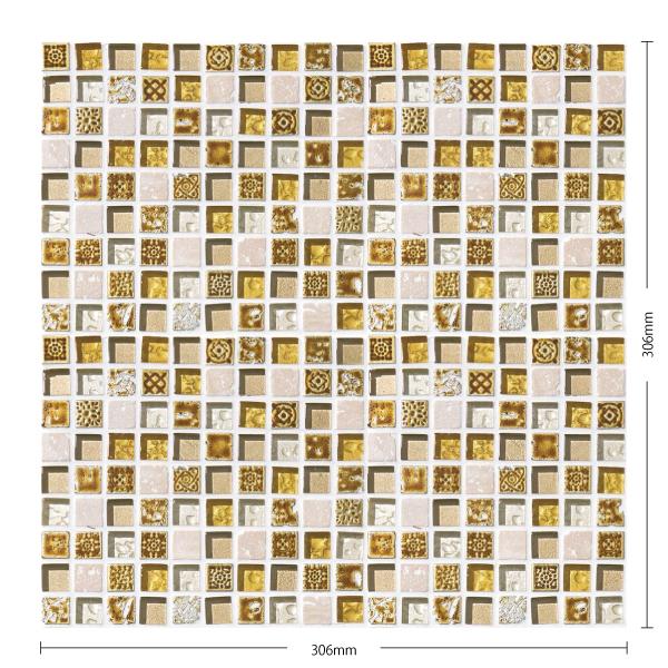 名古屋モザイク / パヴェモザイク Pave Mosaic 15角裏ネット貼り 11シート入 LSN...