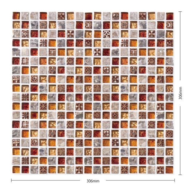 名古屋モザイク / パヴェモザイク Pave Mosaic 15角裏ネット貼り 11シート入 LSN...