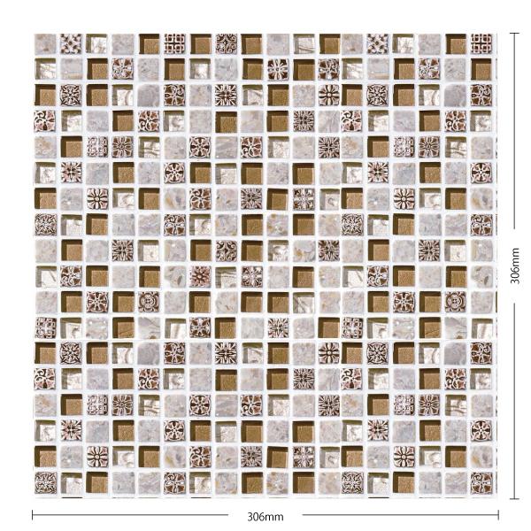 名古屋モザイク / パヴェモザイク Pave Mosaic 15角裏ネット貼り 11シート入 LSN...