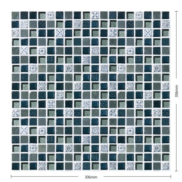 名古屋モザイク / パヴェモザイク Pave Mosaic 15角裏ネット貼り 11シート入 LSN...