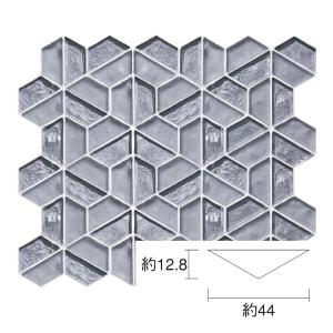 名古屋モザイク / アニエルグラス Aniel Glass 三角形(端部用) 6個入 LSN-R5030SE アートモザイクタイル(袋)｜astas-shop