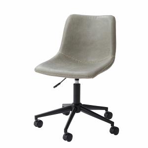 東谷デスクチェア PC-77BR 昇降 ダイニングチェア ソフトレザー ブラウン デスクチェア Vita ヴィータ PC-77 東谷 （回転式／昇降機能／ステッチ