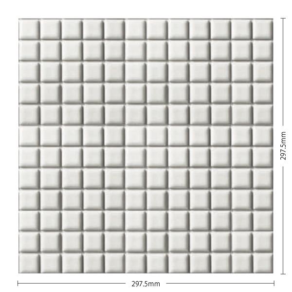 KYタイル / インプル・プチコレ 25角平表紙張り 22シート入 PTI/S-01 内装用壁タイル...