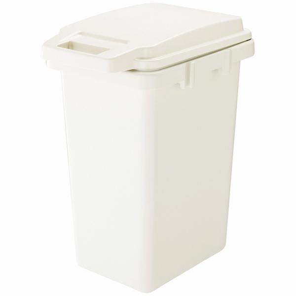 抗菌ペール 防臭 45JS ゴミ箱 ホワイト 白 おしゃれ 北欧 抗菌 防汚 衛生的 持ち手付 フタ...
