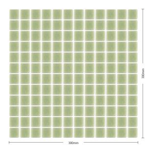 モザイクタイル　名古屋モザイク 名古屋モザイク / シトローナ Sitorona 22.5角紙貼り 黄緑 グリーン 20