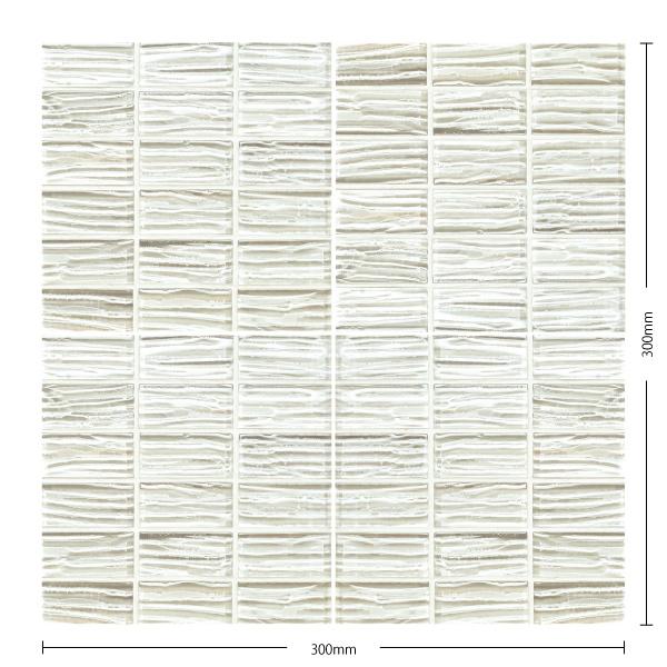 名古屋モザイク / ストリングスグラス Strings Glass 48×23角特殊面状裏ネット貼り...