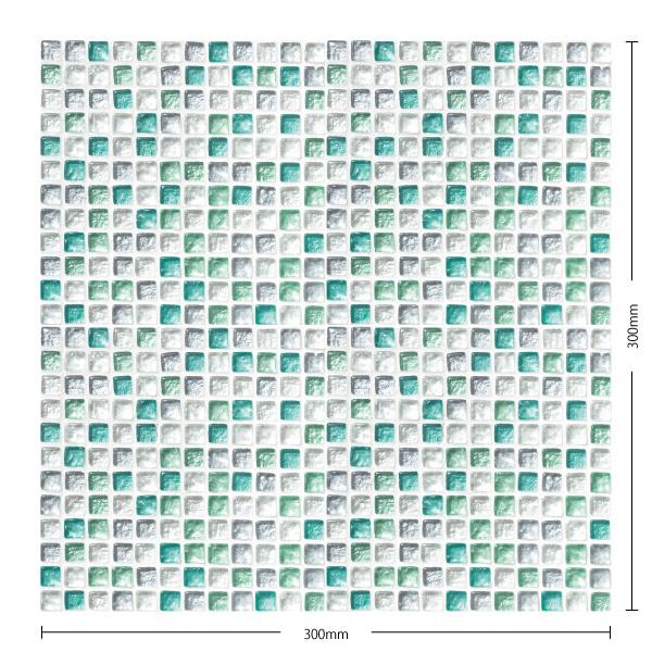 名古屋モザイク / ピカディエットグラス Picardiette Glass 11角裏ネット貼り 1...