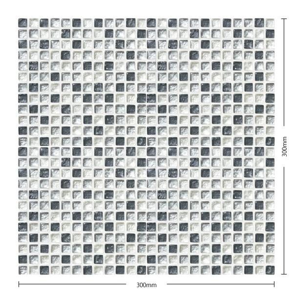 名古屋モザイク / ピカディエットグラス Picardiette Glass 11角裏ネット貼り 1...