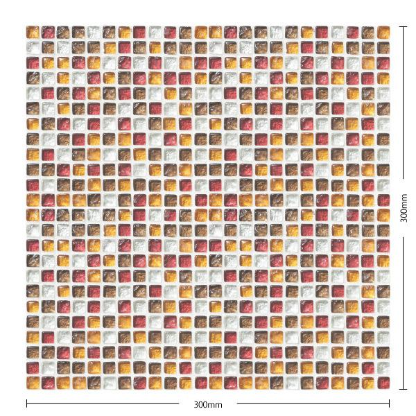 名古屋モザイク / ピカディエットグラス Picardiette Glass 11角裏ネット貼り 1...