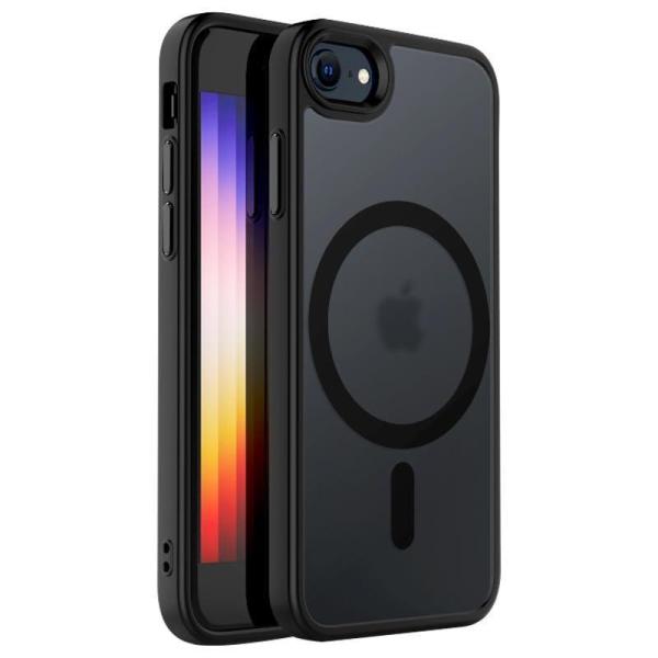 【米軍規格・Magsafe対応】Gtsoho iPhone SE3 用 ケース 半透明 マグネット搭...