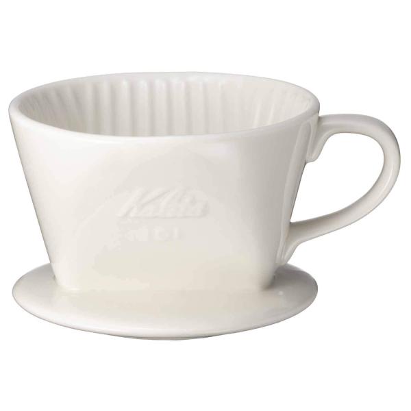 カリタ(Kalita) コーヒー ドリッパー 陶器製 1~2人用 ホワイト 101-ロト #0100...