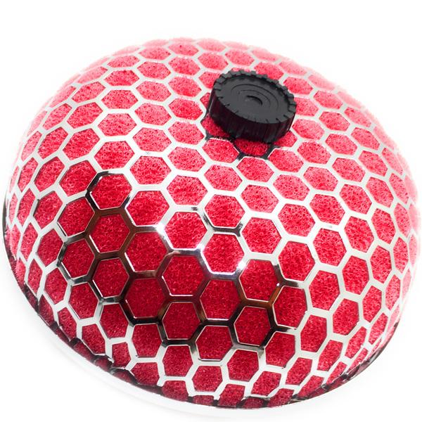 車用 エアフィルター 赤色 送料無料 ! 車 フィルター きのこ 型 カー アクセサリー 吸気 排気...