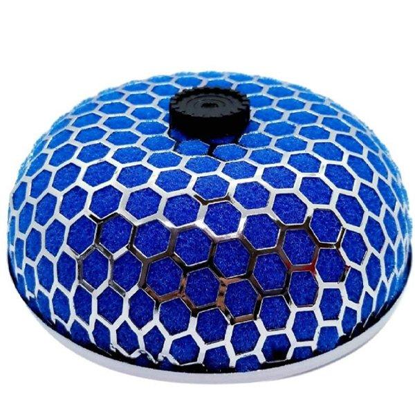 車用 エアフィルター 青色 送料無料 ! 車 フィルター きのこ 型 カー アクセサリー 吸気 排気...