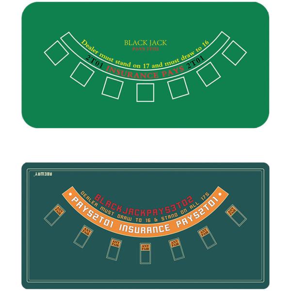 ブラックジャックマット カジノ Black Jack ブラックジャック トランプ プレイマット カー...