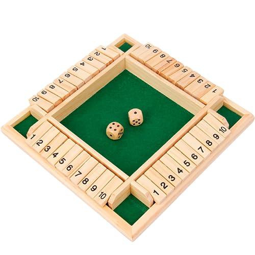 シャットザボックス ボードゲーム ジャックポット ゲーム 足し算 脳トレ 知育玩具 サイコロ ダイス...