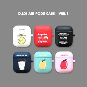 O,LD! Air Pods Case シリコン カバー ケース Apple 韓国 ブランド エアポッズ airpods airpods2 耐衝撃 傷防止 落下防止 アクセサリー イヤホン oh, lolly day!｜astorejapan