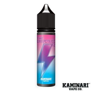 電子タバコ リキッド 60ml ザ グレープVSアイス V2 THE GRAPE VS ICE V2 メンソール MENTHOL 大容量 カミナリ ベイプ KAMINARI VAPE CO. 国産 補充 再生 正規品