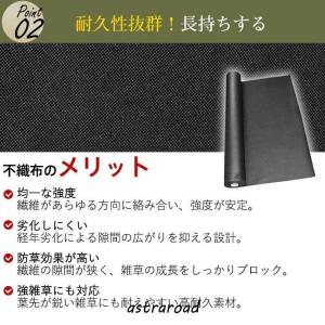 防草シート 雑草対策 厚手 1mx50m 防草...の詳細画像5