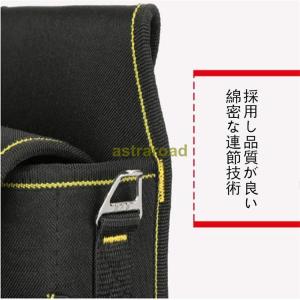 爆買 腰袋 3段タイプ ベルト付 工具バッグ ...の詳細画像2