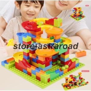知育玩具 160pcsスロープ ルーピング セット ビーズコースター 子供 組み立 DIY 積み木 男の子 女の子 誕生日のプレゼント｜astraroad