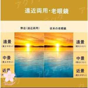 遠近両用メガネ 老眼鏡 軽量 ブルーライトカッ...の詳細画像4